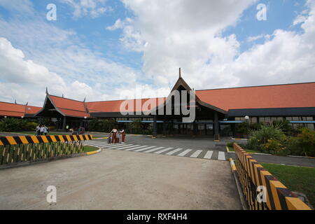 the front view of Siem Reap international airport Stock Photo