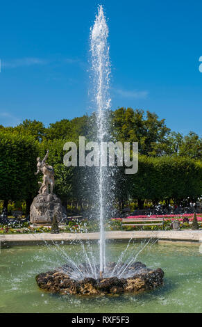 Mirabell Gardens in Salzburg, Austria, Europe Stock Photo