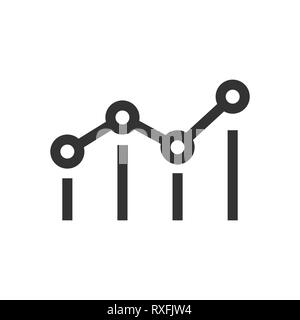 Benchmark measure icon in flat style. Dashboard rating vector ...
