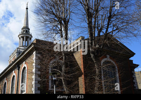 St Mary's Church, Rotherhithe, London Stock Photo