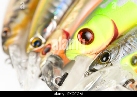 Plastic fishing lures, extreme close-up 100/2.8 Macro lens used