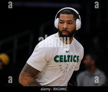 Boston Celtics forward Marcus Morris (13) shoots over Indiana Pacers ...