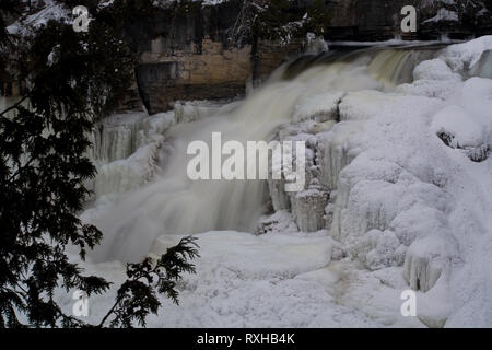 Inglis Falls, Grey County, Ontario, Canada Stock Photo