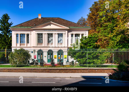 Austria, Baden near wien, 09/12/2018:The Haus der Kunst (House of Arts) is an exhibition house in Baden near Vienna. This villa, long attributed to Jo Stock Photo