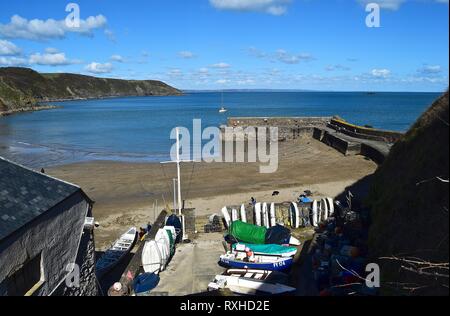 Gorran Haven, Cornwall, 310316 Stock Photo