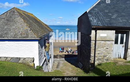 Gorran Haven, Cornwall, 310316 Stock Photo