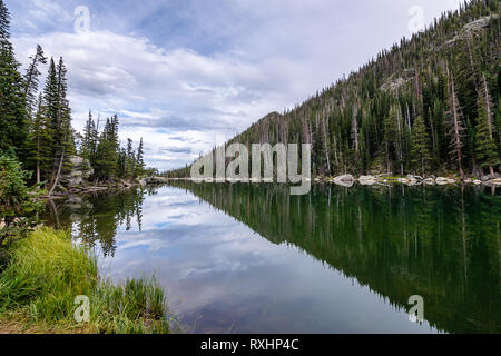 Hallett Peak, Dream Lake, Tyndall Gorge, Rocky Mountain National Park 