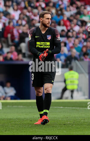 Atletico de Madrid’s Jan Oblak during Champions League 2024/2025 match.