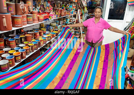 Cartagena Colombia,Hispanic ethnic resident residents,shopping shopper shoppers shop shops market markets marketplace buying selling,retail store stor Stock Photo