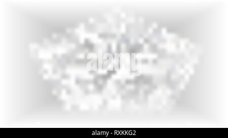 Vector white background with diamont structure in the centre Stock Vector