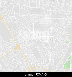 Area map of Dammam City, Saudi Arabia. This artmap of Dammam City ...