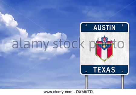 Welcome to Austin sign Stock Photo: 129598207 - Alamy