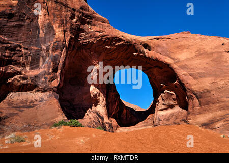 Ear of the Wind Arch, Monument Valley, Arizona Stock Photo