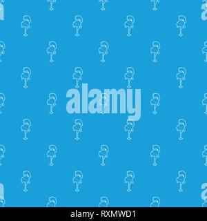 Knight helmet pattern vector seamless blue Stock Vector