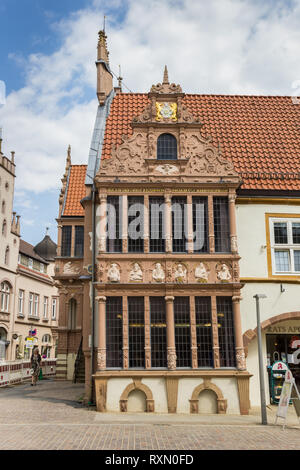 Window of the town hall of Lemgo, Germany Stock Photo