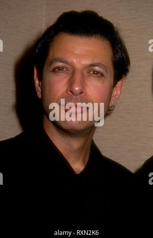 CENTURY CITY, CA - FEBRUARY 12: Actor Jeff Goldblum attends event on February 12, 1994 at the Century Plaza Hotel in Century City, California. Photo by Barry King/Alamy Stock Photo Stock Photo