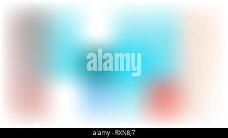 Vector white blur background with colorful watercolor spots Stock Vector
