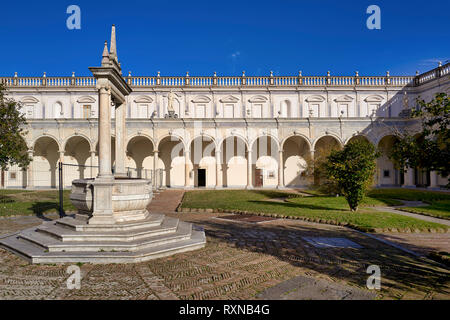 Naples Campania Italy. The Certosa di San Martino (Charterhouse of St. Martin) is a former monastery complex, now a museum, in Naples, southern Italy. Stock Photo