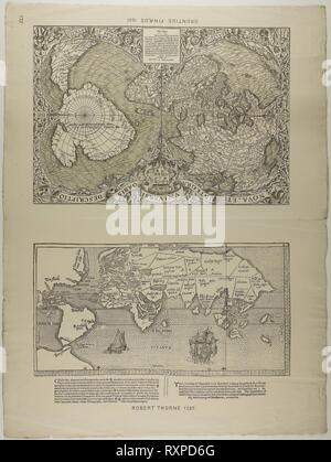 Robert Thorne. Orontius Finaeus. 1889. England. Woodcut in black on ...