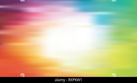 Vector colorful blur background with white centre Stock Vector