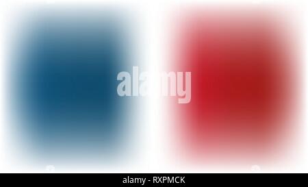 Vector white blur background with two watercolor spots Stock Vector