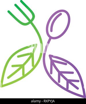 Leaf Logo Design Vector Template Set Stock Vector