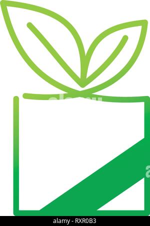 Leaf Logo Design Vector Template Set Stock Vector