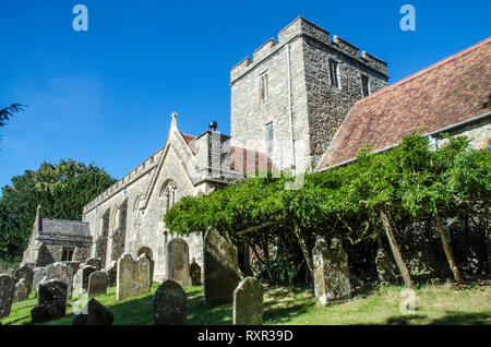 Boughton Monchelsea church Stock Photo