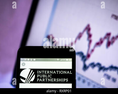 Ukraine. 10th Mar, 2019. International Public Partnerships company logo seen displayed on a smart phone. Credit: Igor Golovniov/SOPA Images/ZUMA Wire/Alamy Live News Stock Photo