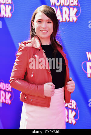 Los Angeles, USA. 10th Mar, 2019. Brianna Denski attends the premiere of Paramount Pictures' 'Wonder Park' at Regency Bruin Theatre on March 10, 2019 in Los Angeles, California. Credit: Tsuni/USA/Alamy Live News Stock Photo