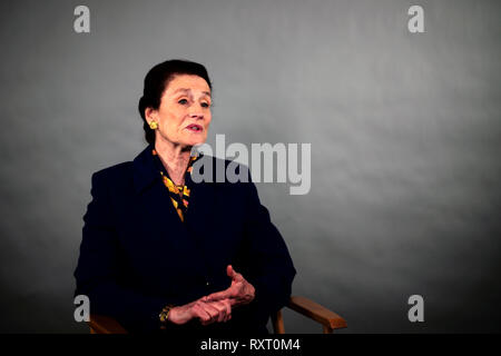 New York, USA. 6th Mar, 2019. Henrietta Fore, Executive Director of the United Nations International Children's Emergency Fund (UNICEF), speaks during an interview with Xinhua in New York, the United States, March 6, 2019. TO GO WITH Interview: UNICEF chief pledges to help more children, boost cooperation with China Credit: Li Muzi/Xinhua/Alamy Live News Stock Photo