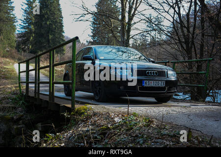 Audi A4 B5 in Jastrebac (photosesion Stock Photo - Alamy