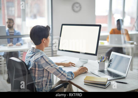 Analyzing information Stock Photo