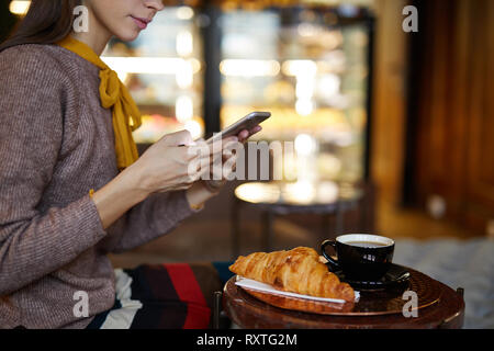 Snack in cafe Stock Photo