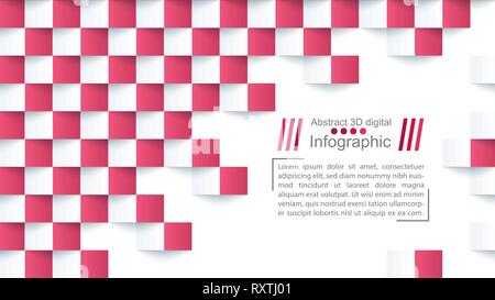 Abstrack paper background - origami template. Stock Vector