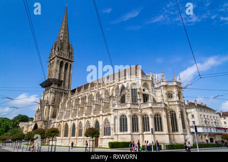 St Peter's Catholic Church in Caen, Normandy, France. Stock Photo