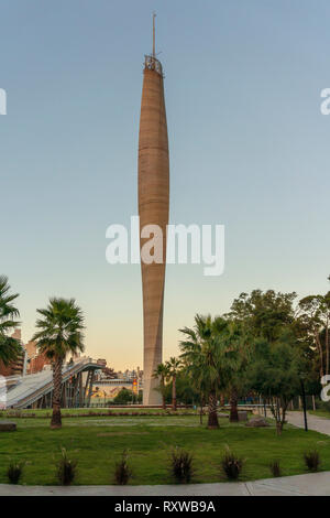 Faro del Bicentenario (Bicentennial Lighthouse) - Córdoba, Argentina Stock Photo