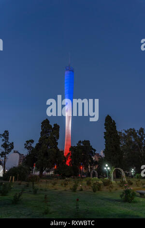 Faro del Bicentenario (Bicentennial Lighthouse) - Córdoba, Argentina Stock Photo