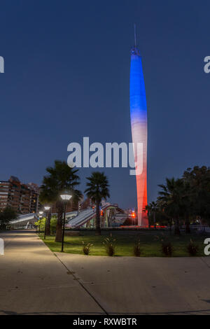 Faro del Bicentenario (Bicentennial Lighthouse) - Córdoba, Argentina Stock Photo