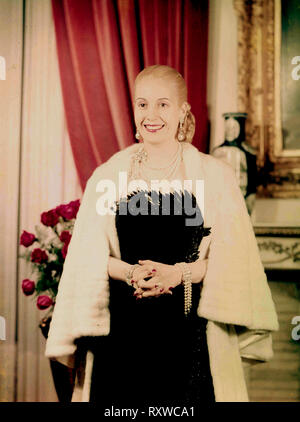 Eva Peron, former Argentinian First Lady and political leader Stock Photo