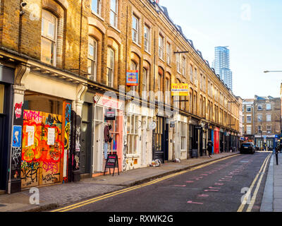 Cheshire street near Brick lane - London, England Stock Photo