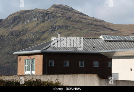 A general view of HMP Glenochil after the Scottish Prison Service confirmed on Monday that Angus Sinclair, one of Scotland's most notorious murderers, has died overnight at the prison in Clackmannanshire. Stock Photo