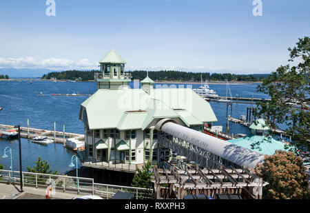 Nanaimo Bistro and Bar on the water in Nanaimo's inner harbour, Vancouver Island, British Columbia, Canada Stock Photo