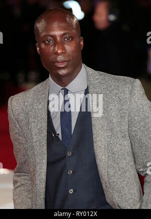 Feb 11, 2015 - London, England, UK - Focus Special Screening, Vue West End, Leicester Square - Red Carpet Arrivals Photo Shows: Ozwald Boateng Stock Photo