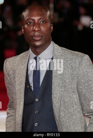 Feb 11, 2015 - London, England, UK - Focus Special Screening, Vue West End, Leicester Square - Red Carpet Arrivals Photo Shows: Ozwald Boateng Stock Photo