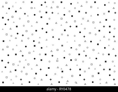 Abstract geometric black gray pattern of minimal pattern background. You can use for wrapping artwork. modern template, design. illustration vector ep Stock Vector
