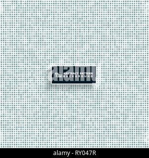Abstract green square pattern of technology texture random size background. You can use for modern data analysis size print, ad, poster, artwork. illu Stock Vector