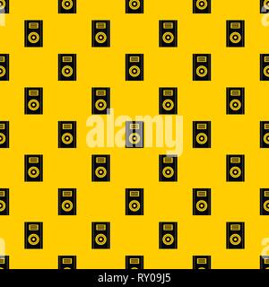Music speaker pattern vector Stock Vector