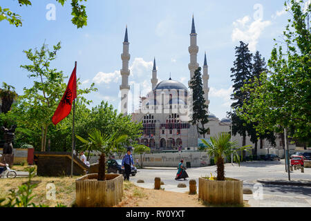 Great Mosque, City Centre, Tirana, Albania, Namazgja Mosque, Xhamia e Madhe e Tiranës Stock Photo