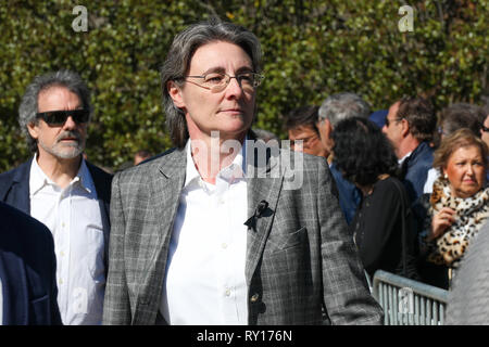 Madrid, Spain. 11th Mar, 2019. Marta Higueras seen attending the event of the The Association of Victims of Terrorism (AVT) in the El Retiro Park in memory of the victims of the attacks of March 11, 2004. Credit: Jesus Hellin/ZUMA Wire/Alamy Live News Stock Photo